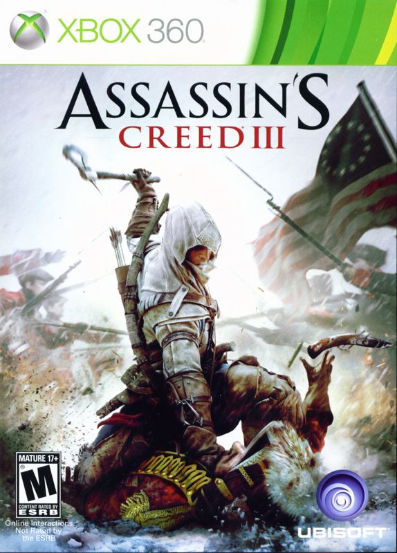 Assassin's Creed III box art for Xbox 360